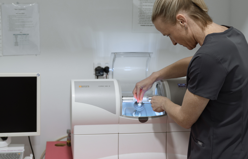 CEREC same-day crowns at Singleton Smiles